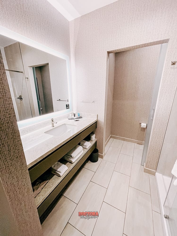 Hilton H Hotel LAX - Large bathroom sink