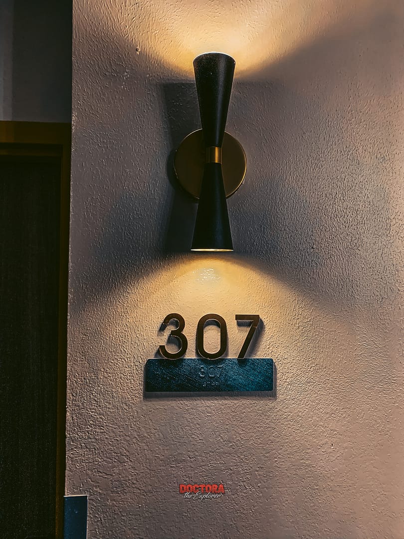 Hotel Denim - Even the room number matched the hotel's brand